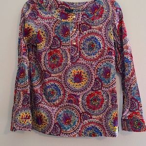 🌈 Talbots boho blouse